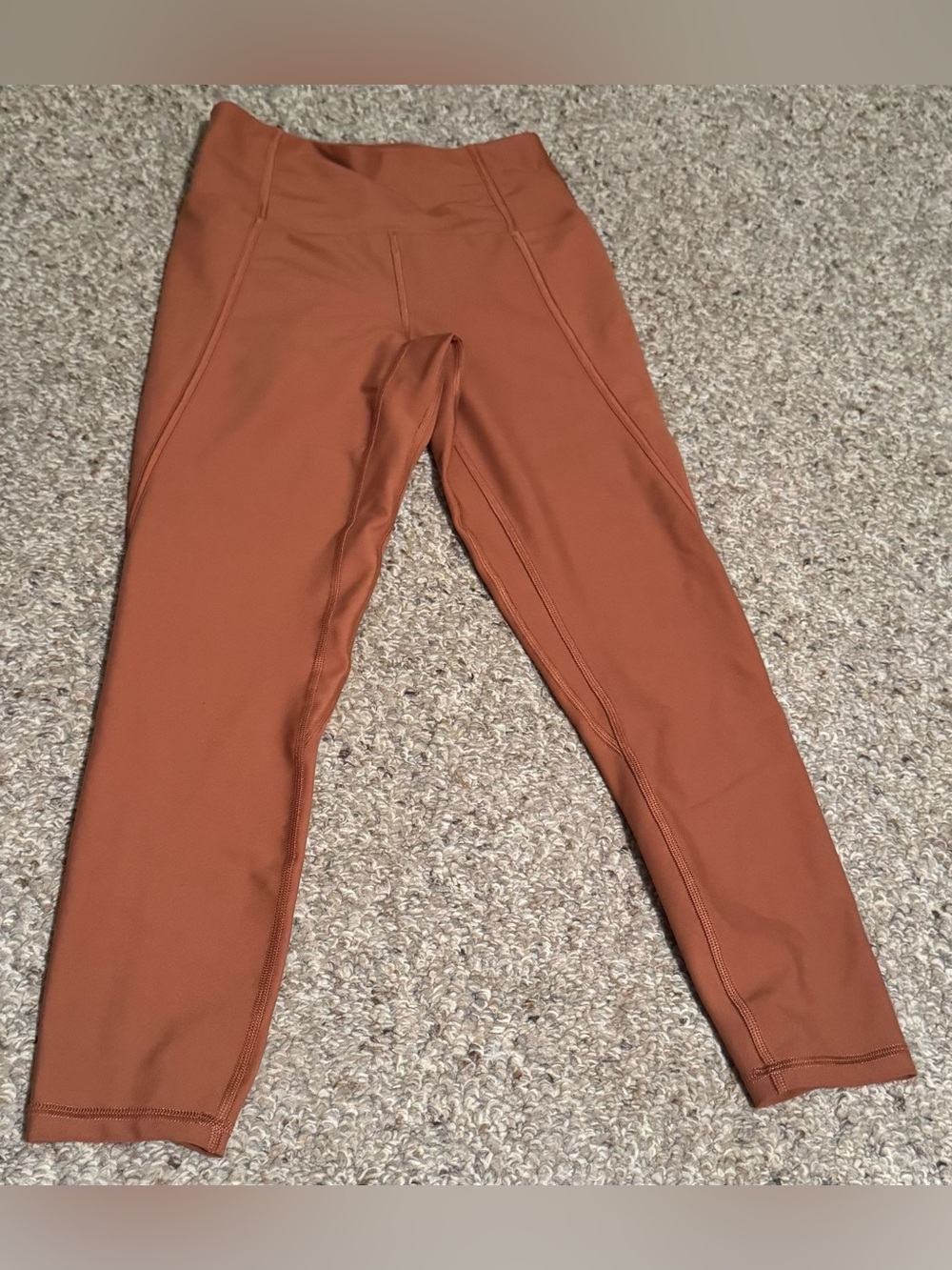 Abercrombie YPB Sculpt Lux Leggings S short brunt coral/dark peach